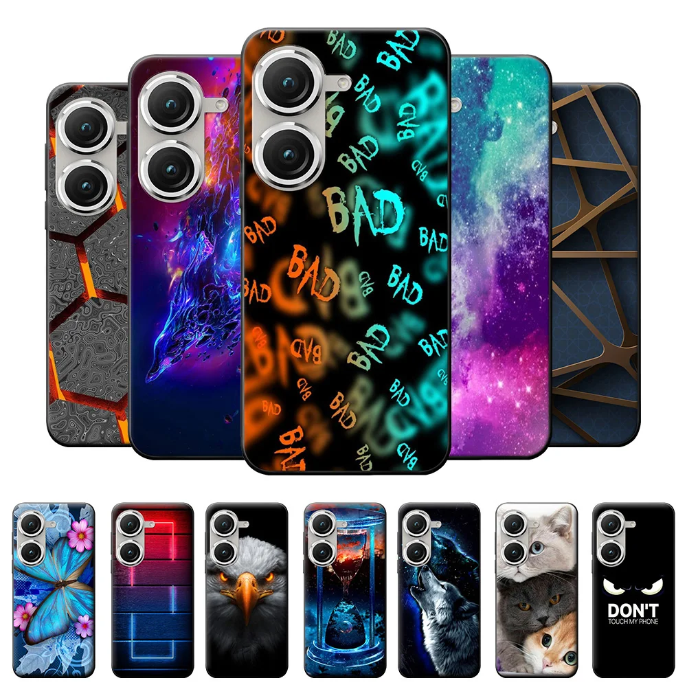Custodia Per Asus Zenfone 10 Custodia Zenfone9 Cover Posteriore Morbida In Silicone Per Cartoni Animati Per Zenfone 10 Funda Tpu Custodia Protettiva P