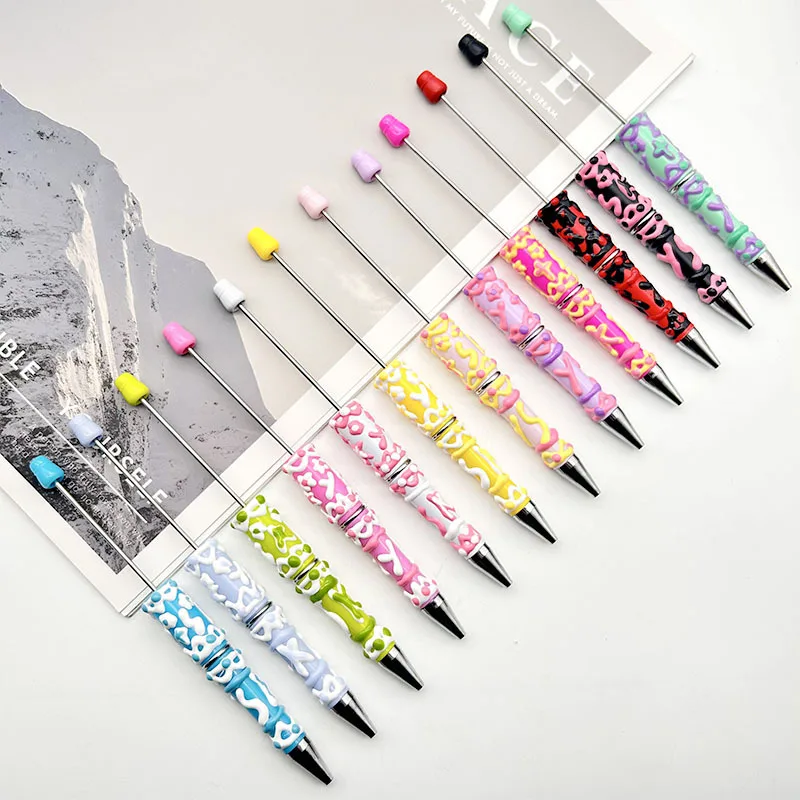 6Pcs 크리 에이 티브 크림 손으로 그린 페르시 펜 diy 손으로 그린 오일 볼펜 마카롱 컬러 크림 컬러 선물 펜