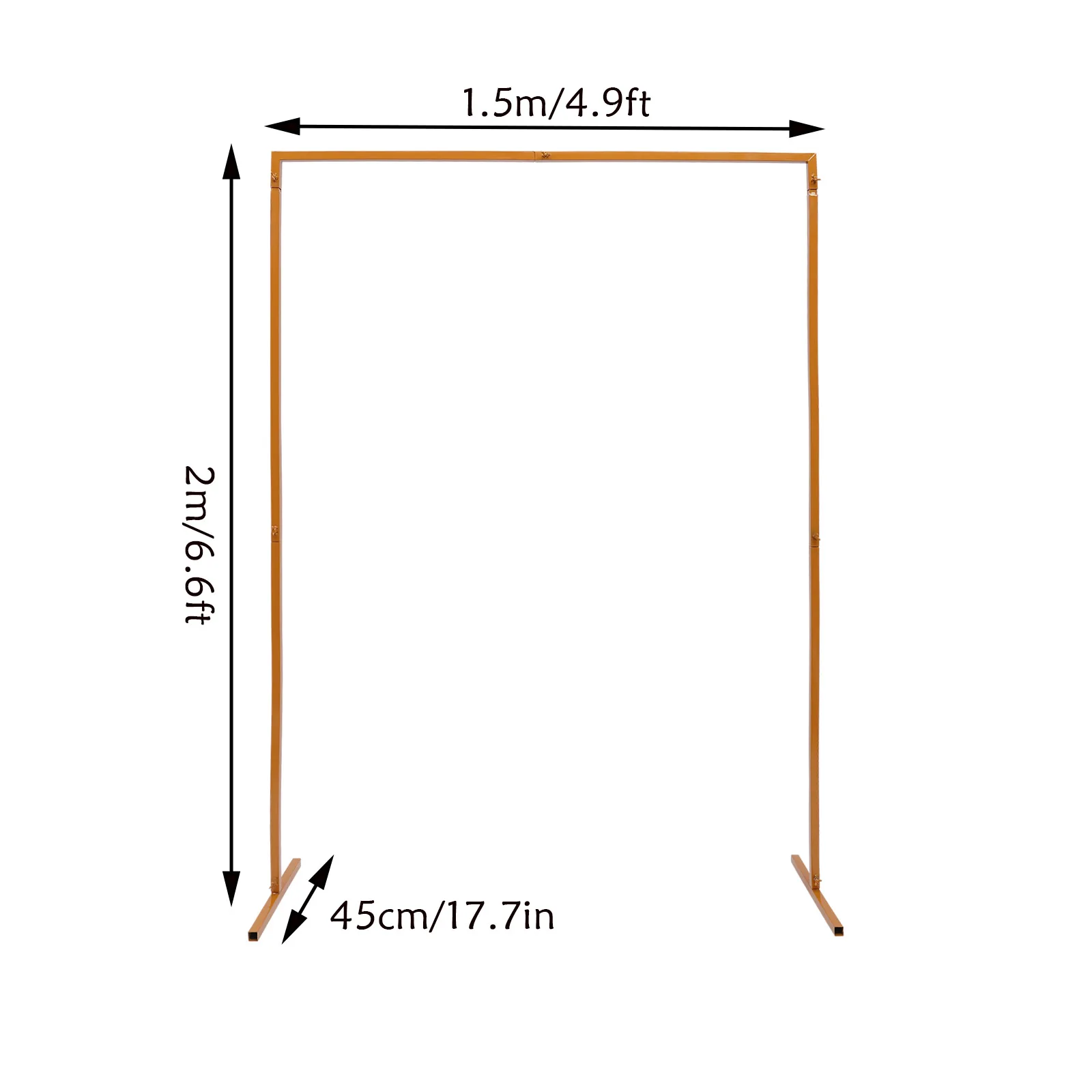 Rectangular-Wedding-Arch-Rack-Flower-Balloon-Arch-Stand-Party-Backdrop ...