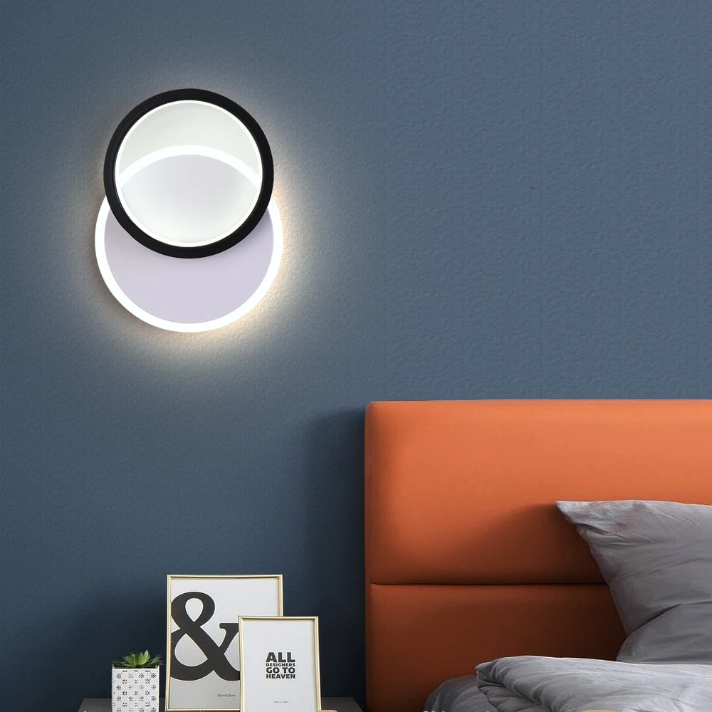 LED Wall Lamp For Bedroom Bedside Living Room Aisle Corridor Stairs Modern Indoor Sconce Home Decorative Light Fixture
