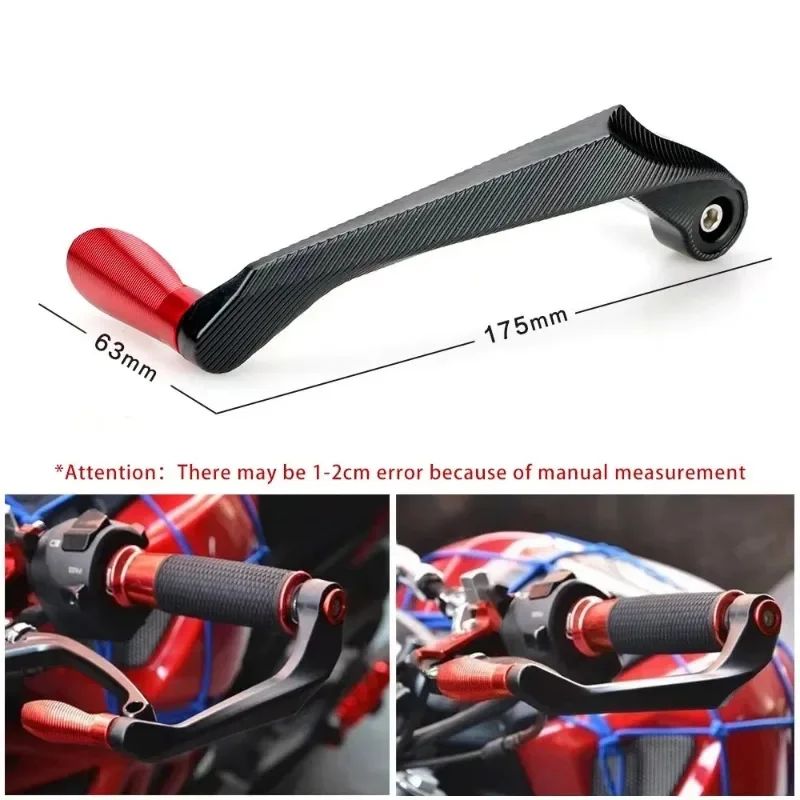 3D Engraving Universal 7/8" Handlebar Protectors for Motorcycle Scooter Mountain Bikes Brake Lever Guard CNC Aluminium
