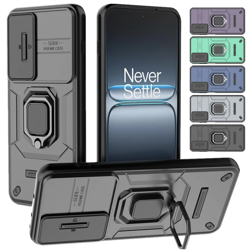 Armor Shockproof Case with Magnetic Stand Holder and Ring Grip