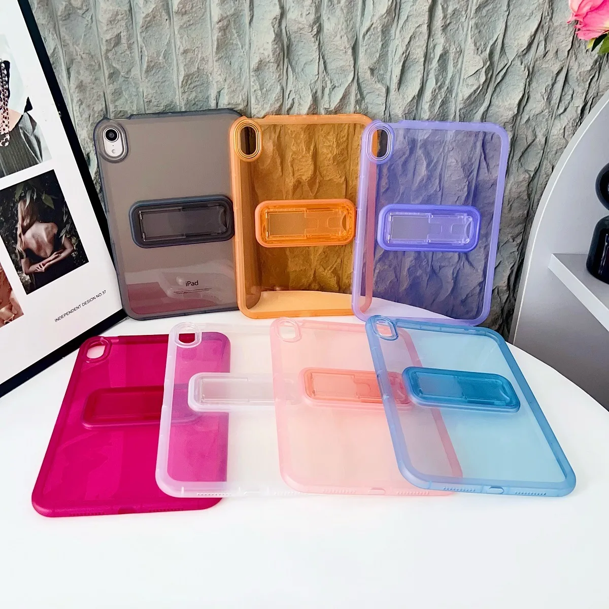 Enhanced TPU Stand Cover Case for iPad - Durable and Stylish Protection