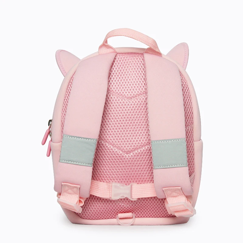 Baby Girl Backpack Toddler Girl Backpack 3D Unicorn Cartoon Travel Pre School Bag for Kid Backpacks with Safety Leash 1-5 Years