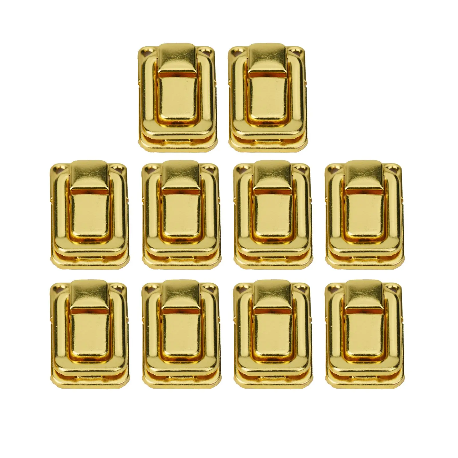 Description Picture 3 of item10pcs Antique Lock Metal Hasps Latch Jewelry Box Decorative Padlock Vintage Wooden Box Latch Buckle Cabinet Furniture Hardware