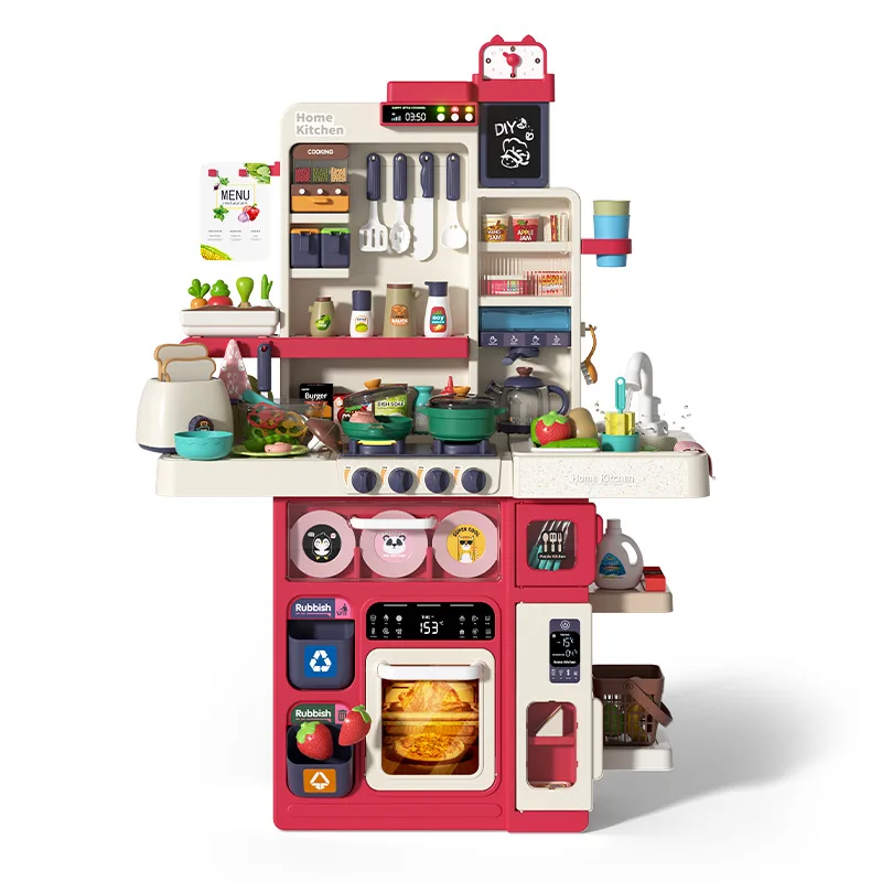 Kitchen Toys Kitchen Toy Girl Playing Home Simulated Utensils Female Treasure Cooking Children's Gift