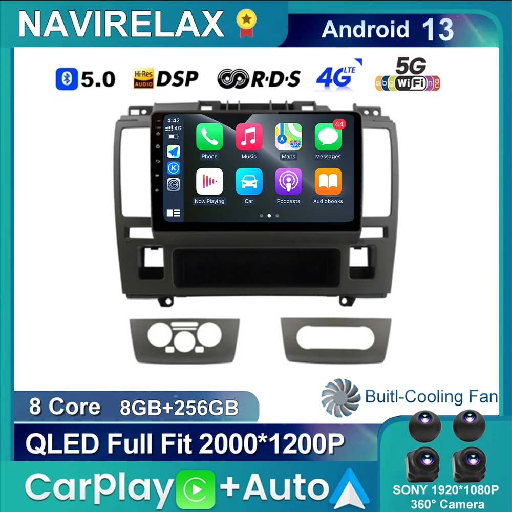

Android 13 For Nissan Tiida C11 2004 - 2013 Car Radio 2din DSP Carplay Navi Multimedia Video Player Stereo DVD 4G GPS Wifi Auto