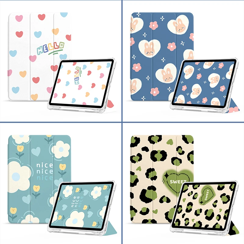 Per Ipad Custodia Morbida Per Ipad 10Th Gen Pro 12.9 4Th 5Th 6Th Pro 11 2Nd 3Rd 4Th Air 4 5 10.9 Ipad 10.2 7Th 8Th 9Th 9.7 Mini 6 Cover