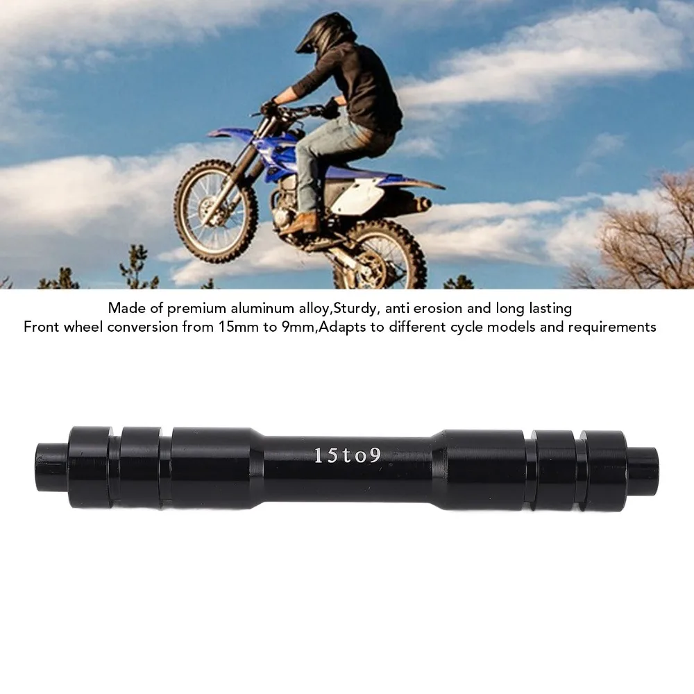 알루미늄 합금 프론트 스루 액슬 어댑터 100mm/110mm 15mm9mm 허브 스케이버 어댑터 설치가 용이함
