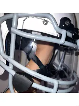 Clear Football Helmet Visor 1