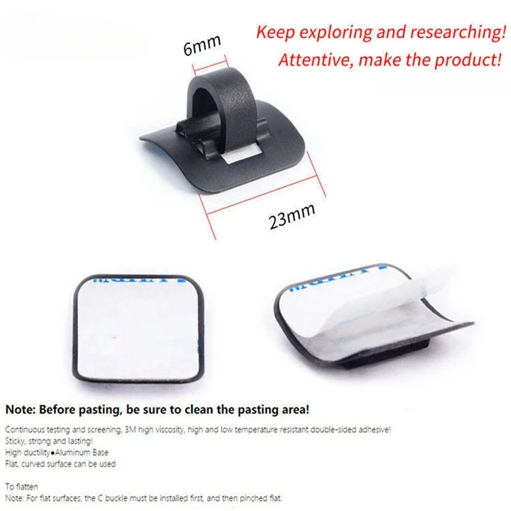 5/10Pcs Stick-on Cable Guide Bicycle Tube Clip Aluminum Bike Oil Tube Clamp Adapter  Bike Acessories  Road Bike Parts