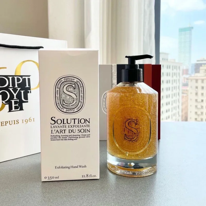 Diptyques Liquid Hand Soap Hand Cream Exfoliator Hand Care Set 350ml Cleaning And Hydration Women Skincare Hand Care Creams Set 4