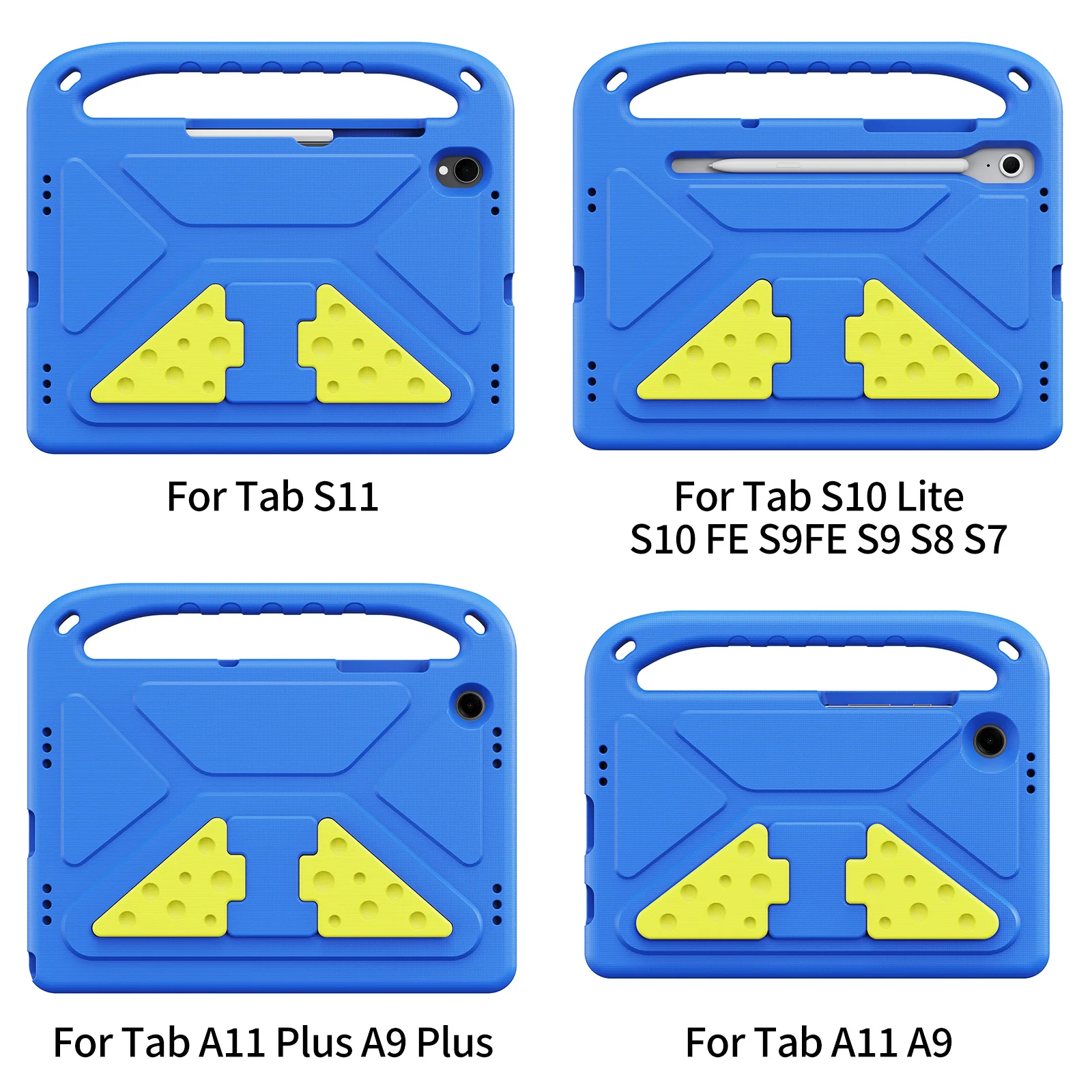 DUXDUCIS Kids Shockproof EVA Tablet Case with Anti-Drop Stand