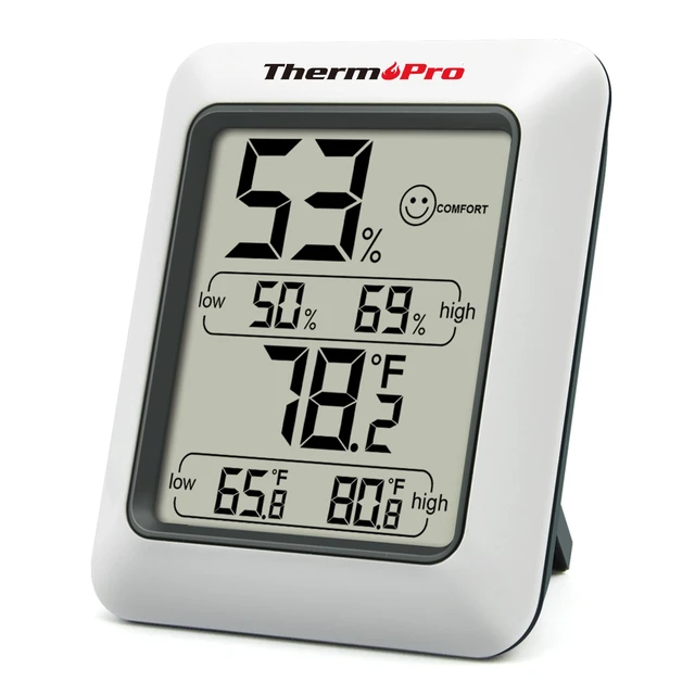 Thermopro TP50 Digital Hygrometer Room Thermometers Indoor Electronic  Temperature Humidity Monitor Weather Station For Home - AliExpress