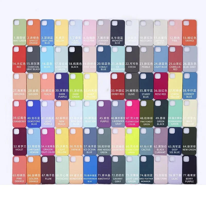 Deluxe liquid silicone case For iPhone 15 14 13 12 11 Pro Max 15 Pro 14 16 Plus New drop proof phone cover With box