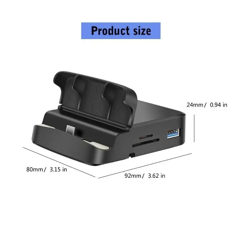 31BA MultiDevice USB C 도킹 스테이션 USB C 허브(데이터 포트 포함) PD 충전 포트 메모리 카드 리더기, 연결성 향상
