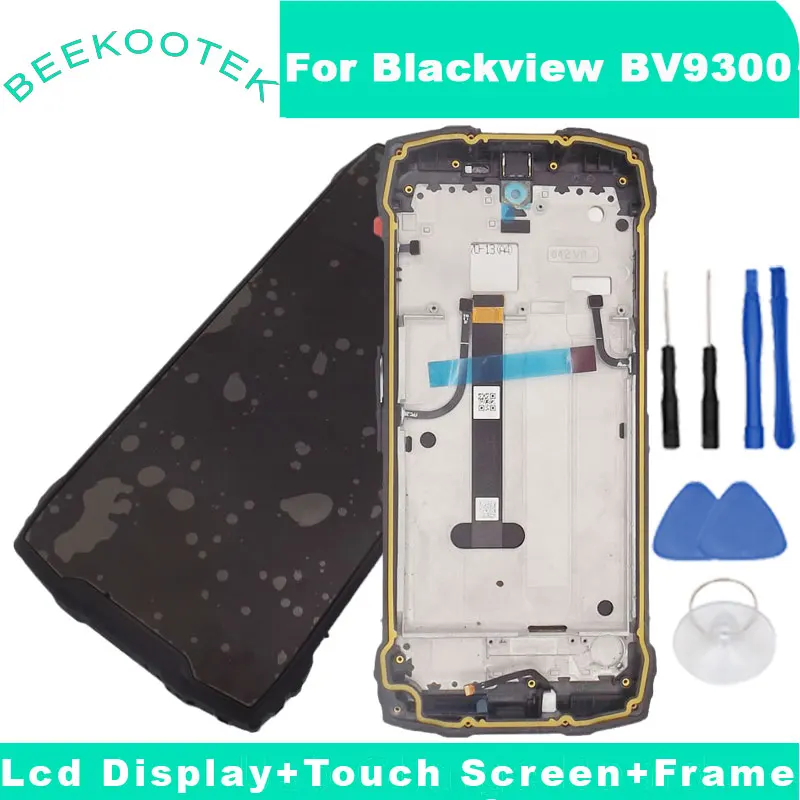 

New Original Blackview BV9300 Lcd Display Touch Screen Digitizer Assembly With Frame Accessories For Blackview BV9300 Smartphone