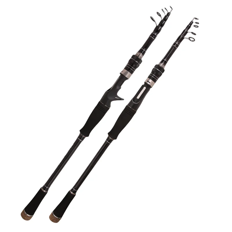 1.8M 2.1M 2.4M 2.7M 3M Baitcasting Spinning Fishing Rod Ultralight Carbon  Fiber Portable Telescopic Fishing Pole for Trout Carp - AliExpress