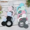 TYRY.HU 1PC Cartoon Mickey Baby Silicone Teether Teething Animal Rodent DIY Baby Teething Necklace Toy Food Grade Silicone Toys 4
