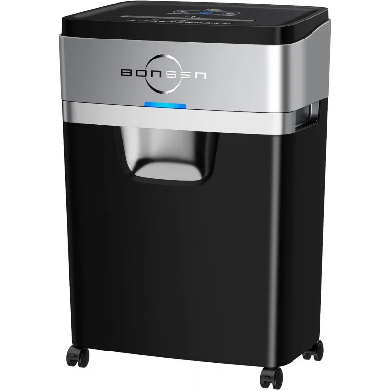 

BONSEN Paper Shredder, 20-Sheet 60 Mins Nonstop Heavy Duty Paper Shredder for Office, 60dB Ultra Quiet Cross-Cut Shredder with 6