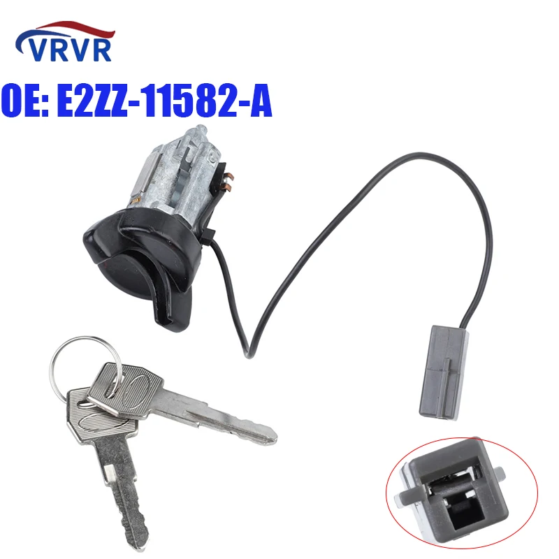 

VRVR E2ZZ-11582-A E2ZZ11582A цилиндр замка выключателя зажигания с 2 ключами 12336294 US111L для 1979-1988 Ford Mercury