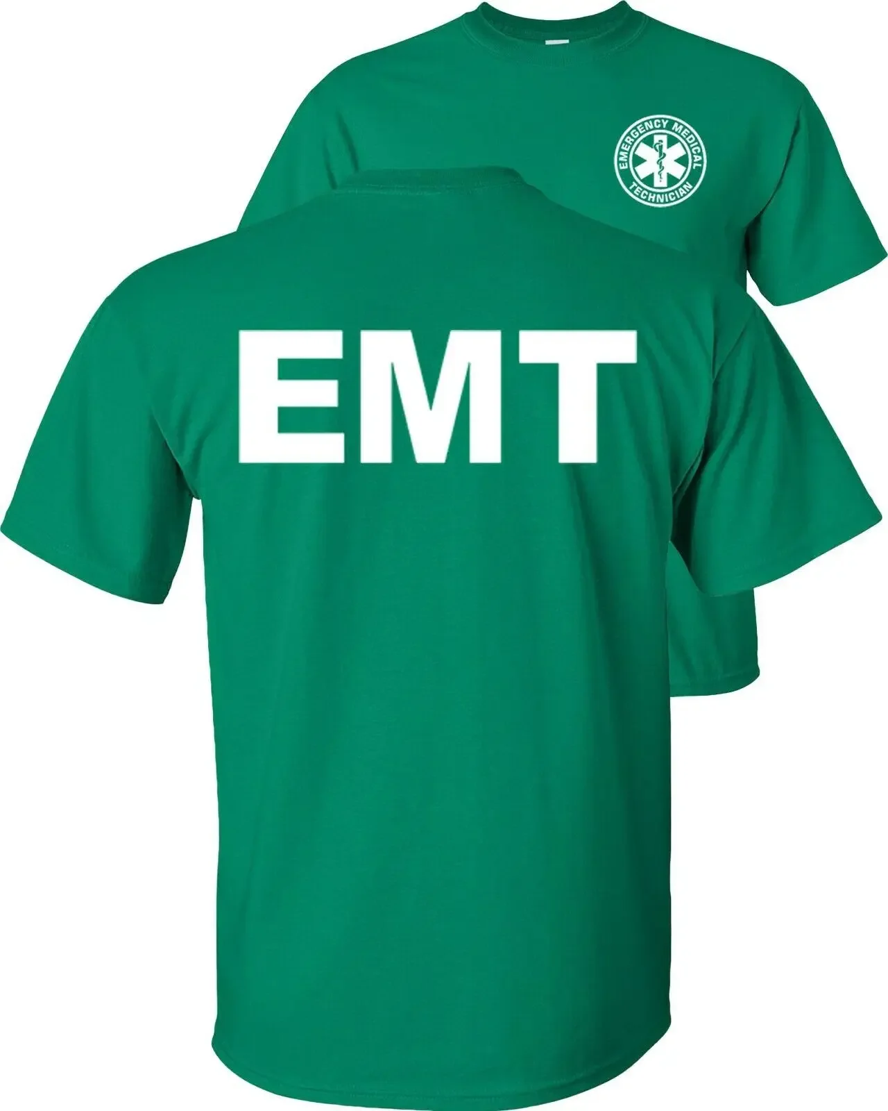 تي شيرت قصير فني طبي للطوارئ للرجال ، تي شيرت برسو...