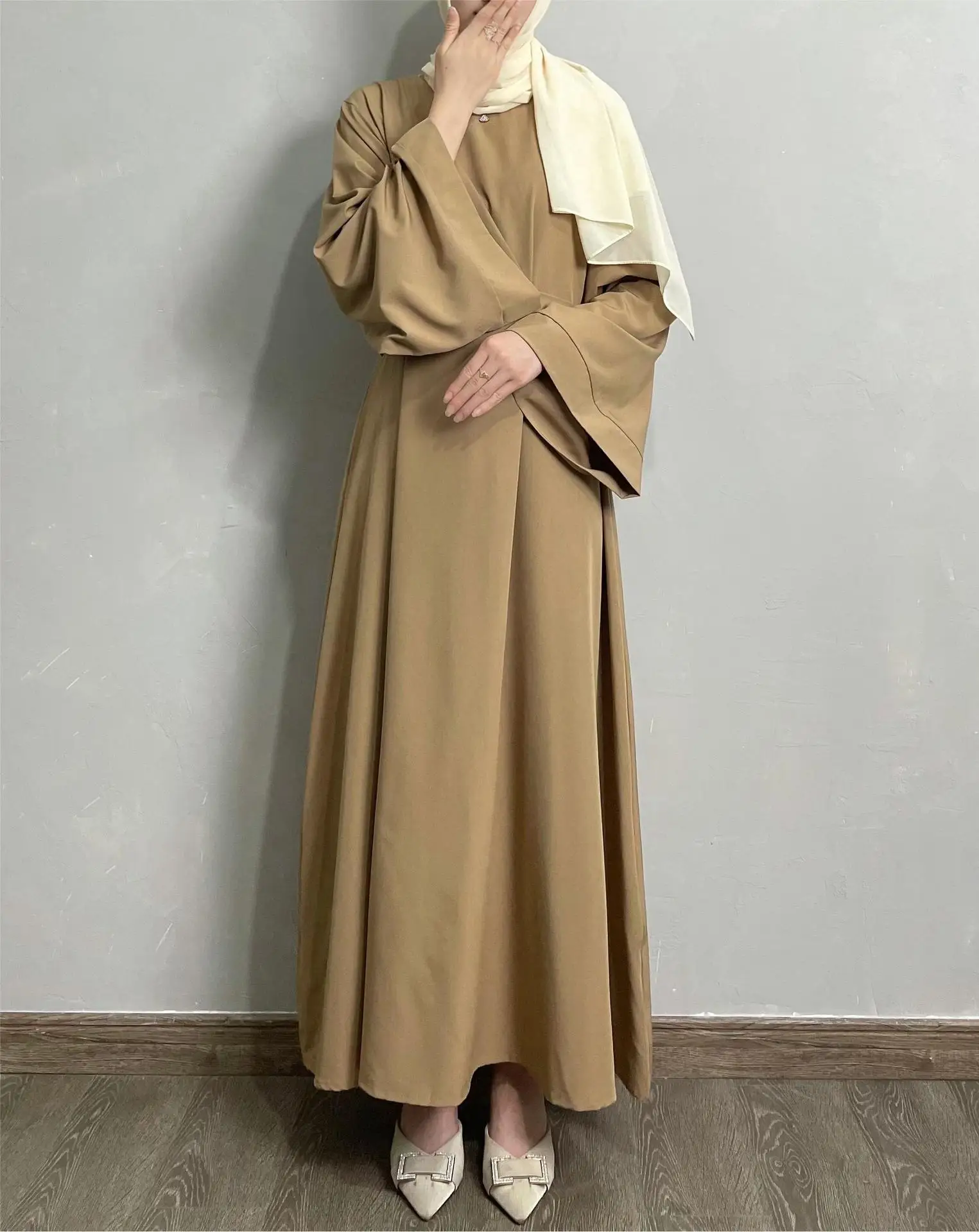 Plain Closed Abaya Dubai Hijab Muslim Dress Basic Abayas for Women African Dresses Turkey Ramadan Islamic Clothing Kaftan Robe