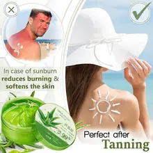  New Aloe Vera Gel 99% Natural Face Cream Sun Repair Hydrating Whitening Cream Remove Acne Soothing Gel Skin Care for Women 300g 