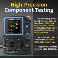 FNIRSI LCR-P1 Transistor Tester Multimeter Diode Triode ESR NPN PNP MOSFET SMD Capacitance Resistance Multifunction Tester 2