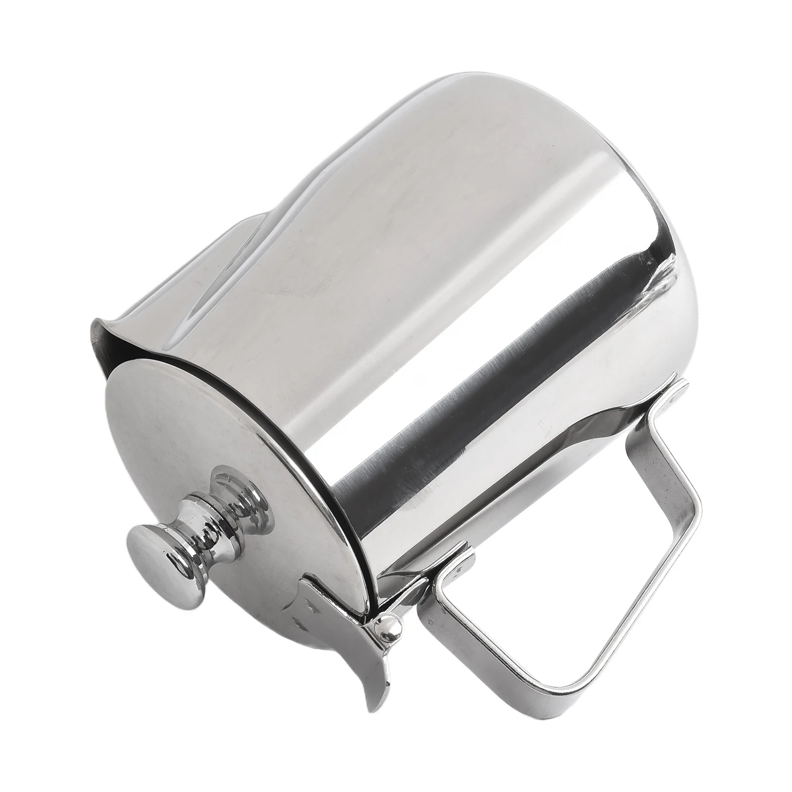 Create Fantastic Milk Coffee Foam Kettle Milk Frothing Coffee Proper Special Lid Design Thick And Comfortable Body