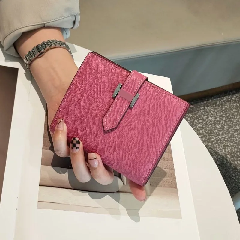 2023 New Women Wallets Fashion Fold PU Leather Top Quality Brand Card  Holder Classic Female Purse Luxury Wallet - AliExpress