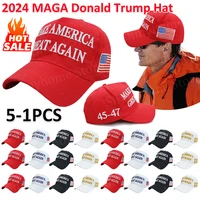 Make America Great Again USA Flag Hat Cotton 2024 MAGA Donald Trump Hat Dome Make America Great Again Flag Baseball Cap 1