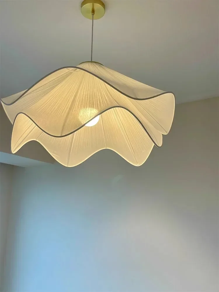 Pendant Lights Nordic Flowers Cloth For Dining Room Kitchen Chandelier Indoor Lighting Bedroom
