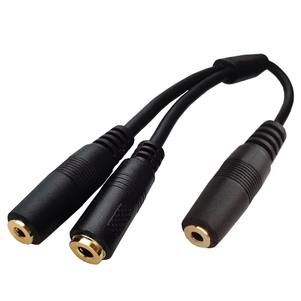 Jack Femmina A 3 Poli Da 3.5Mm A 2.5Mm Femmina E 3.5Mm Femmina Trs Y Splitter Cavo Adattatore Jack Audio