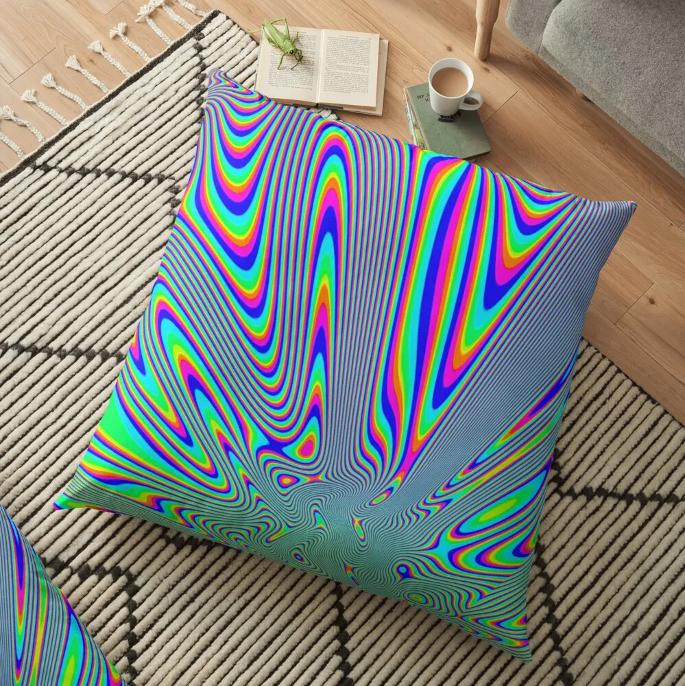 

I Keep on Questioning Floor Pillow Rectangular Cushion Cover