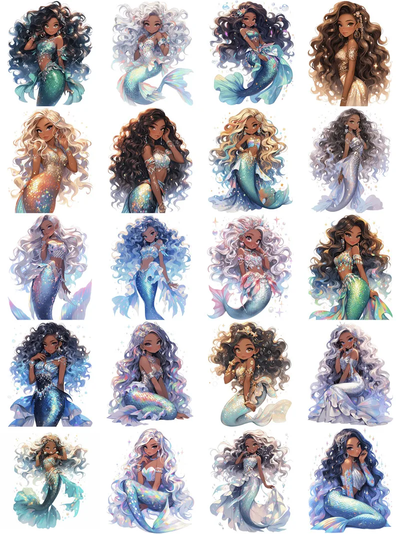 HOWAF 330+ Adesivi Glitter Per Bambine – 24 Fogli Con Sirene, Unicorni, Animali Marini E Principesse, Per Scrapbooking E Lavoretti - 2
