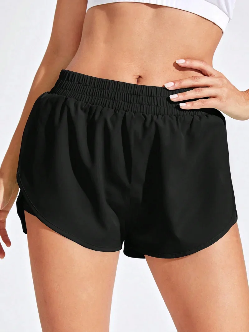 Elastic Workout Yoga Shorts 1