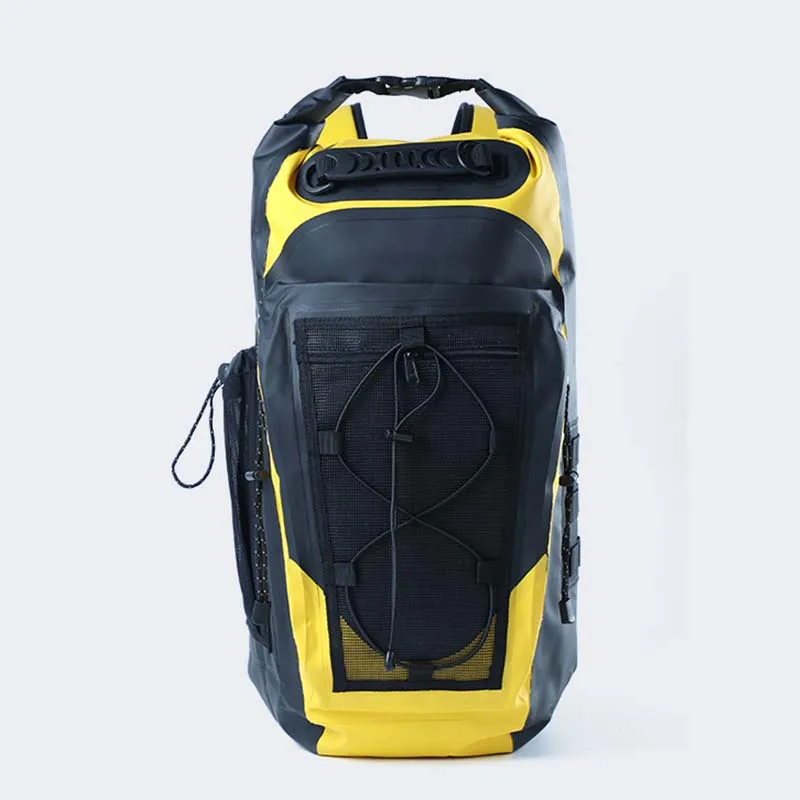 

30L Waterproof Backpack Bag Super Dry Bag with Soft Back Side Pocket Nylon Strap Swimming River Trekking Camping Outdoor