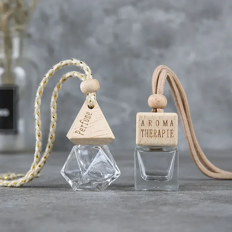 Car Air Outlet Freshener Diffuser Fragrance Bottle Clip Perfume Bottle Pendant Essential Oil Auto Hanging Ornament Interior 5
