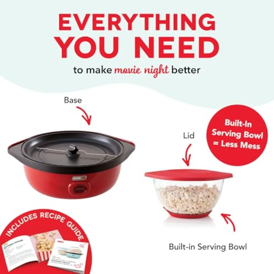 Deluxe Electric Popcorn Make 5