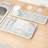Kitchen Portable Tool Double Layer Drain Tray Removable Drain Board Storage Dish Drying Rack Accessories Tableware Storage Rack 4