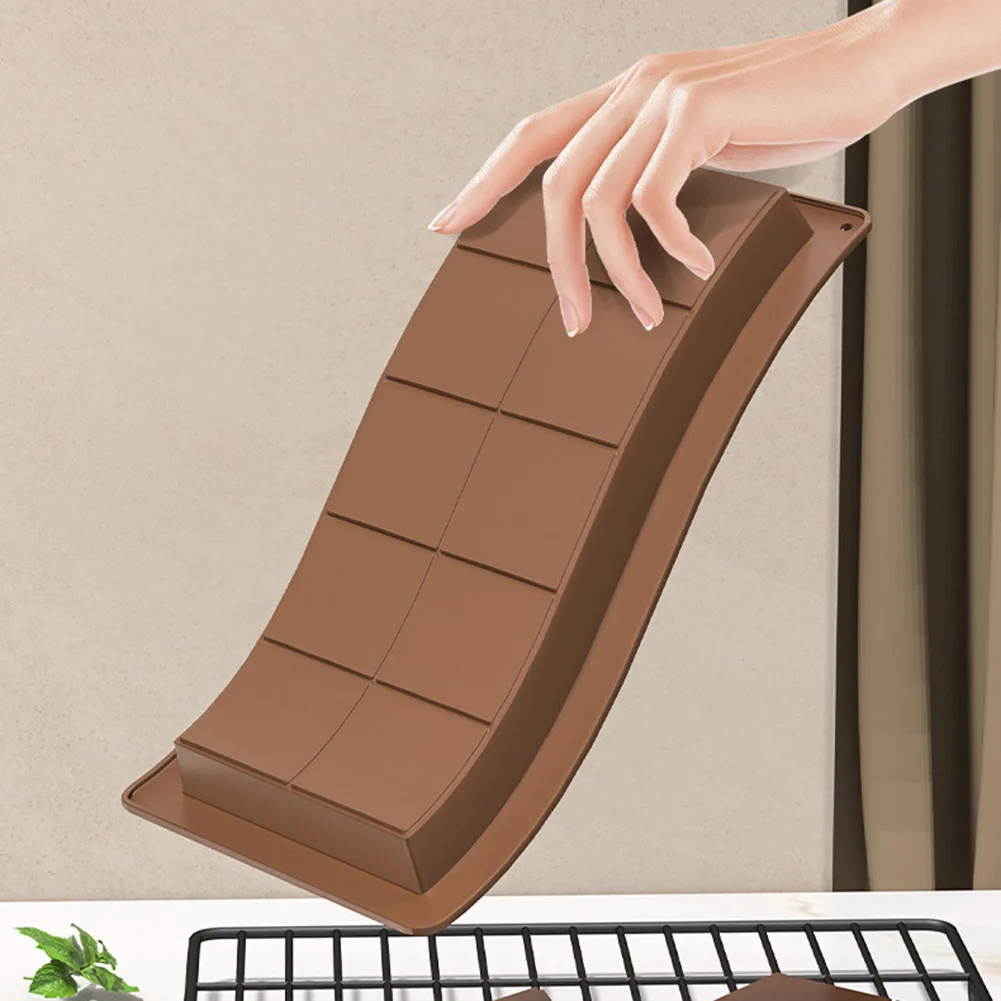 Stampo Silicone Cioccolato - 2 Pezzi Per Tavolette, Cioccolatini Fatti In Casa E Cubetti Ghiaccio | Design Dubai - Foto 8