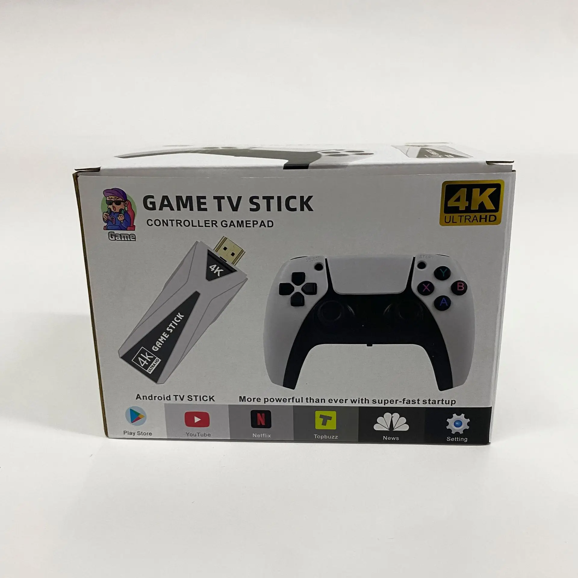 

NEW GT68 HD Video Game Stick Console 4K 10000 Game Wireless Android TV Home Game Console Bluetooth Handle Support 64BG 128GB