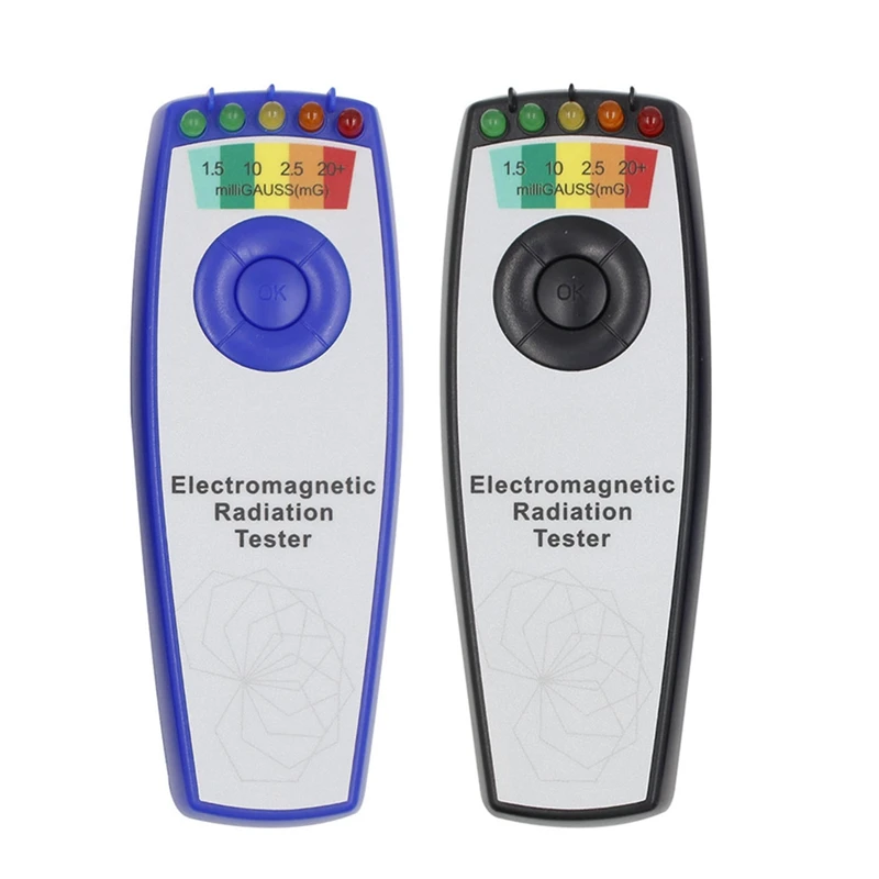 K2 전자기 방사선 테스터 휴대용 EMF 미터, 가우스 사냥 감지기, 휴대용 자기장 감지기, 5 LED 가우스 미터