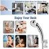 1Set Universal 3 Modes Adjustable Bath Showerhead High Pressure Rain Water Saving Luxury Home Hotel Sprayer Bathroom Shower Head 5