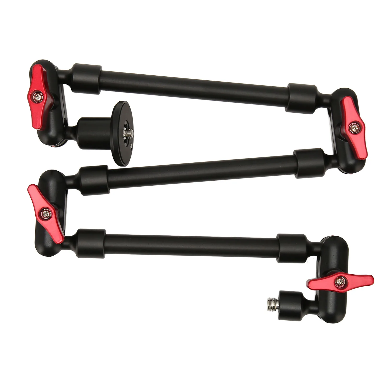 31in Adjustable Articulating Arm with 1/4in 3/8in Thread Articulating Arm Camera Mount 360 Degree Rotation for Camera Phone Articulating Camera Mount