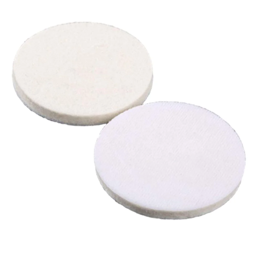 

2pcs 3In 80mm Wool Polishing Wheel Buffing Pads Angle Grinder Wheel Felt Polishing Disc For Jade Metal Glass Marble Ceramics