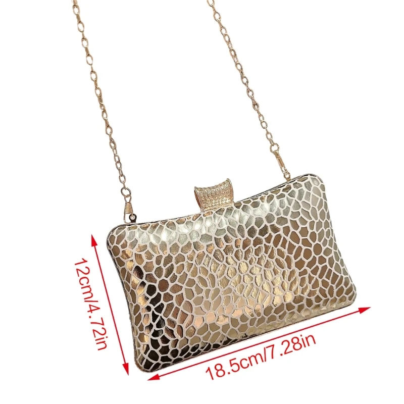 Shimmering Wedding Handbag Evening Bag Clutch Purse Add to Your Special Occasions