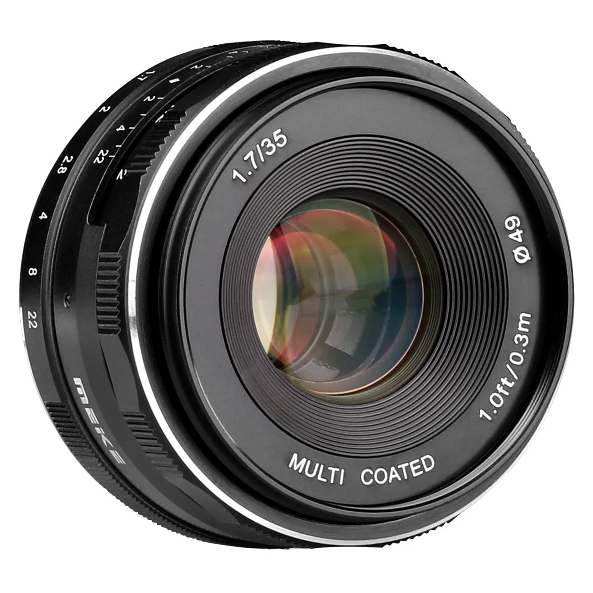 

Meike 35mm f1.7 M4/3 APS-C Wide Angle MF Lens for Oly/Pan/Lumix EM10 III/EM10 II/EM10/EM5/EM1/EP5/EPL3/EPL5/EPL6/EPL7