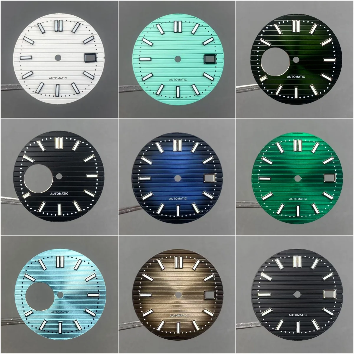 High-Quality Green Luminous Watch Dial - 30.5mm